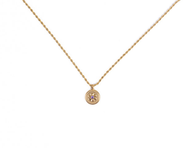 COLLAR BIRTHSTONE FLOWER