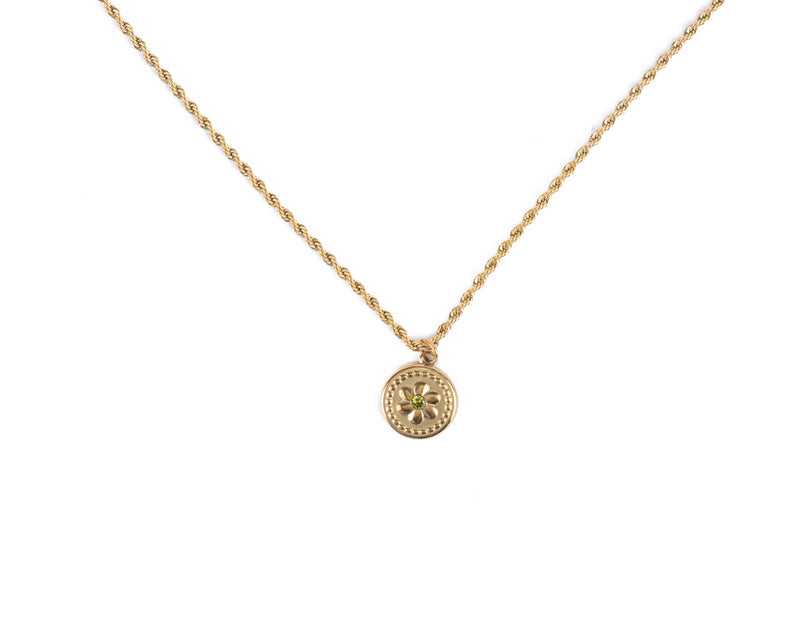 COLLAR BIRTHSTONE FLOWER