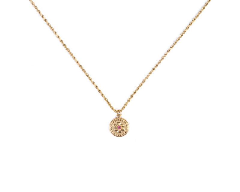 COLLAR BIRTHSTONE FLOWER